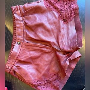 Leather shorts Philipp Plein